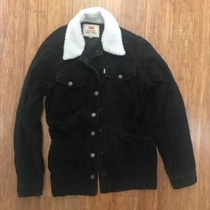 Levi’s black corduroy jacket
